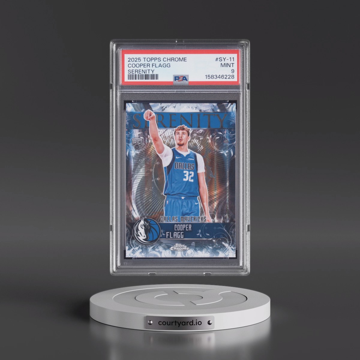 2025 Topps Chrome Serenity #SY-11 Cooper Flagg (PSA 9 MINT)