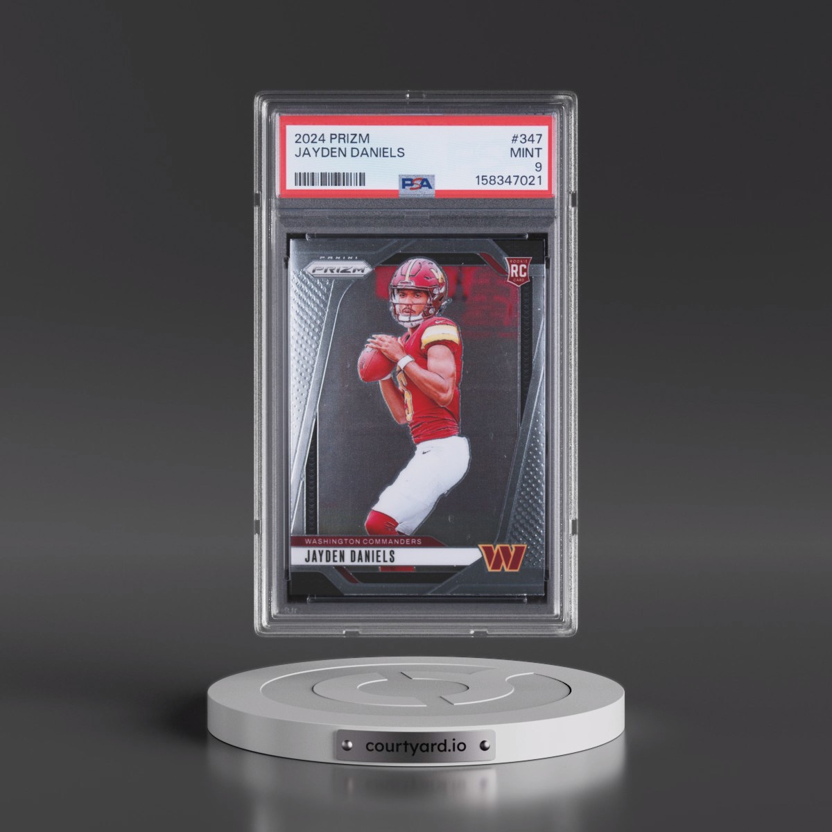 2024 Panini Prizm #347 Jayden Daniels (PSA 9 MINT)