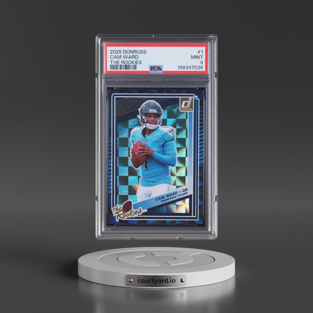 2025 Panini Donruss the Rookies #1 Cam Ward (PSA 9 MINT)