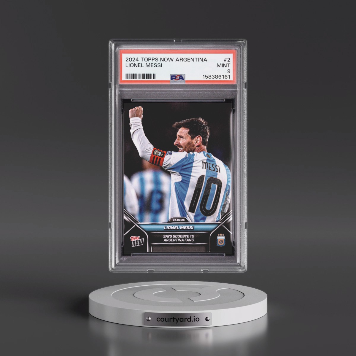 2024 Topps Now Argentina #2 Lionel Messi (PSA 9 MINT)