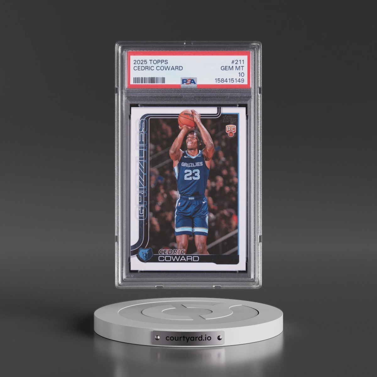 2025 Topps #211 Cedric Coward (PSA 10 GEM MINT)