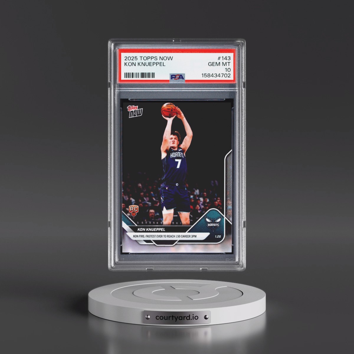 2025 Topps Now #143 Kon Knueppel (PSA 10 GEM MINT)