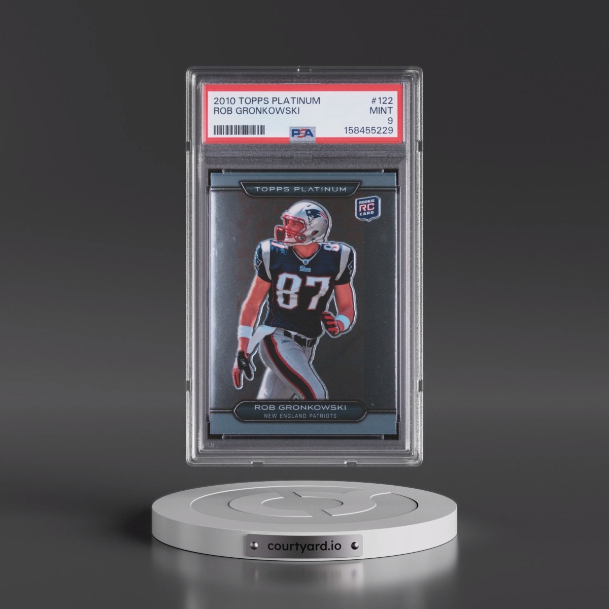 2010 Topps Platinum #122 Rob Gronkowski (PSA 9 MINT)
