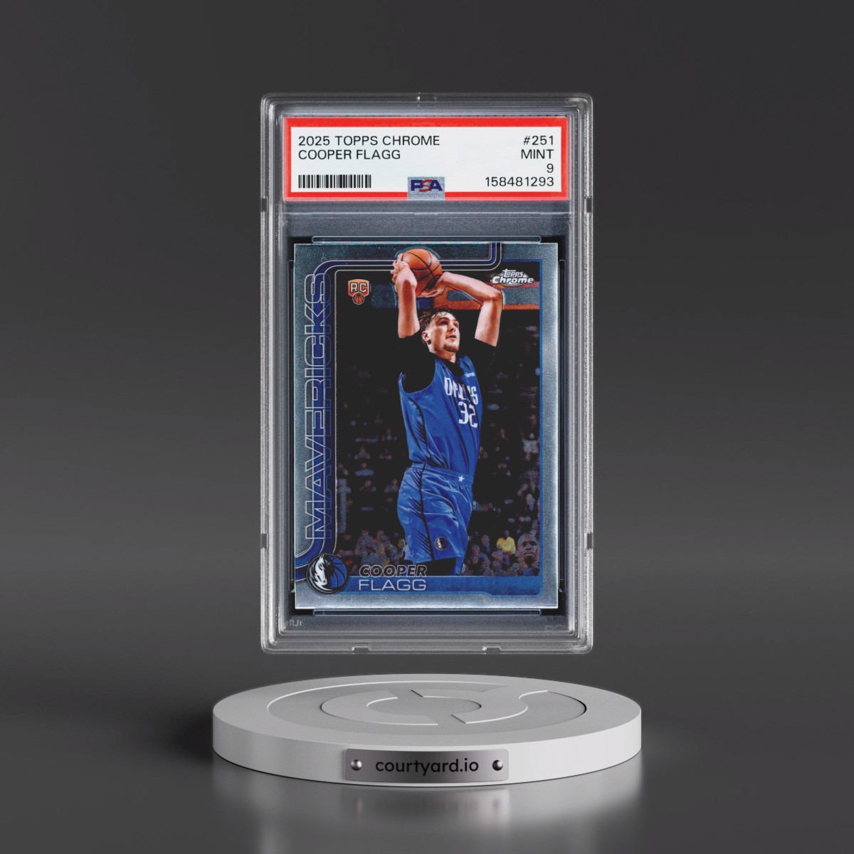 2025 Topps Chrome #251 Cooper Flagg (PSA 9 MINT)