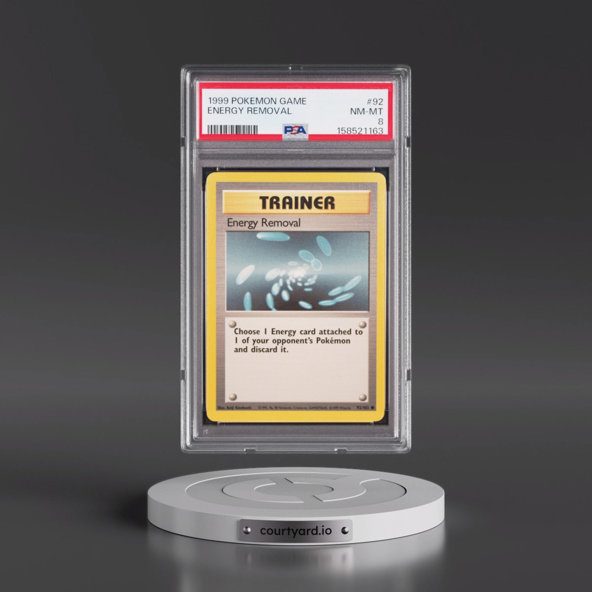 1999 Pokémon Game #92 Energy Removal (PSA 8 NM-MT)