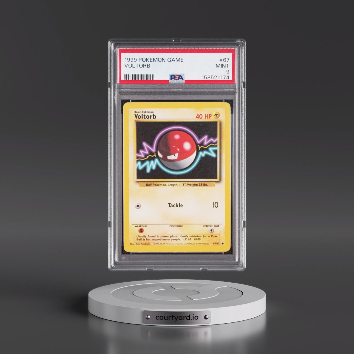 1999 Pokémon Game #67 Voltorb (PSA 9 MINT)