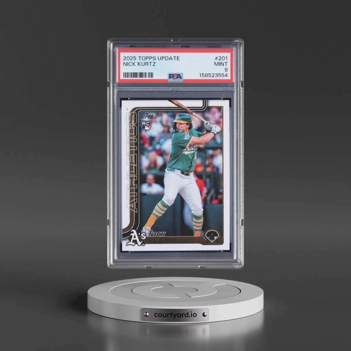 2025 Topps Update #201 Nick Kurtz (PSA 9 MINT)