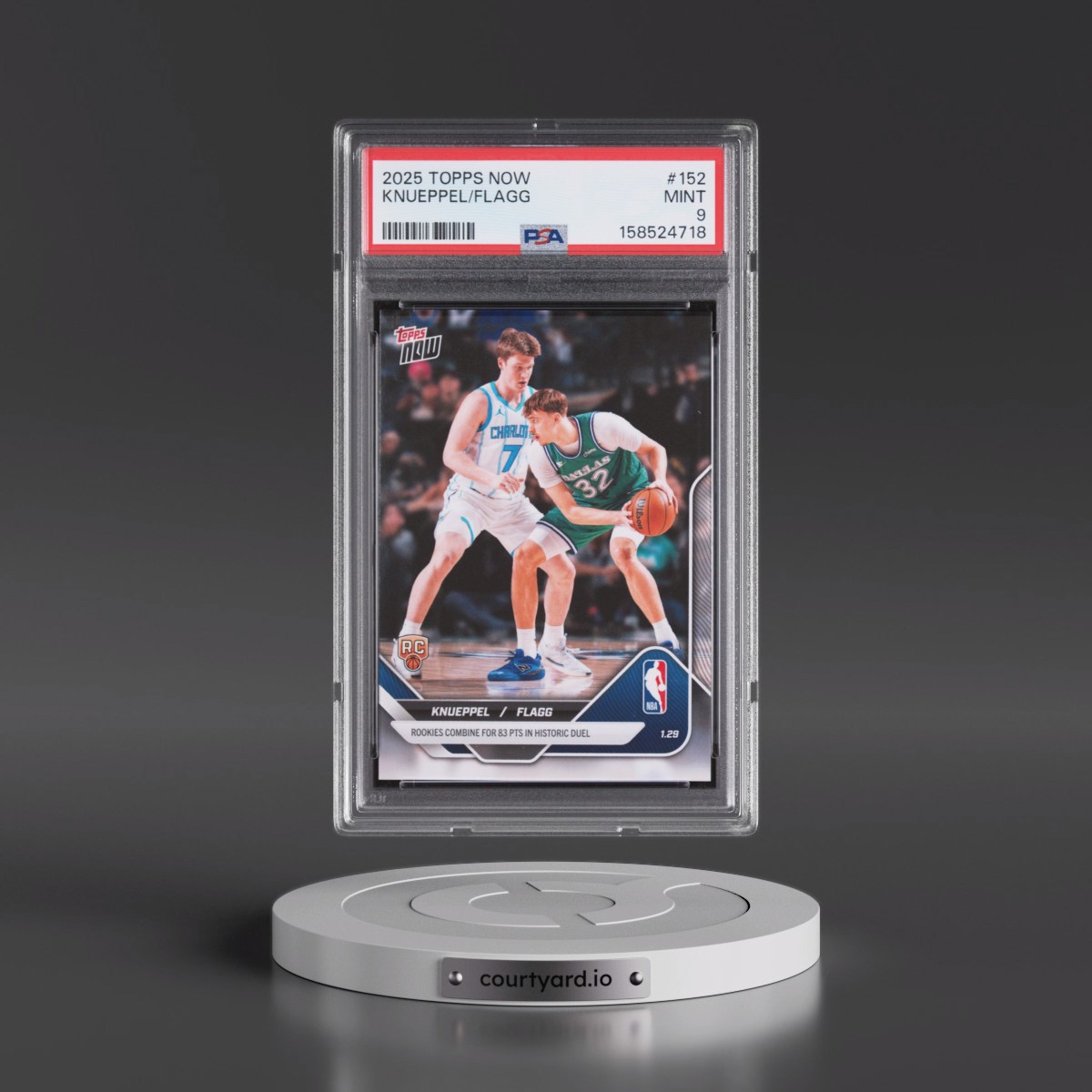 2025 Topps Now #152 Cooper Flagg/Kon Knueppel (PSA 9 MINT)