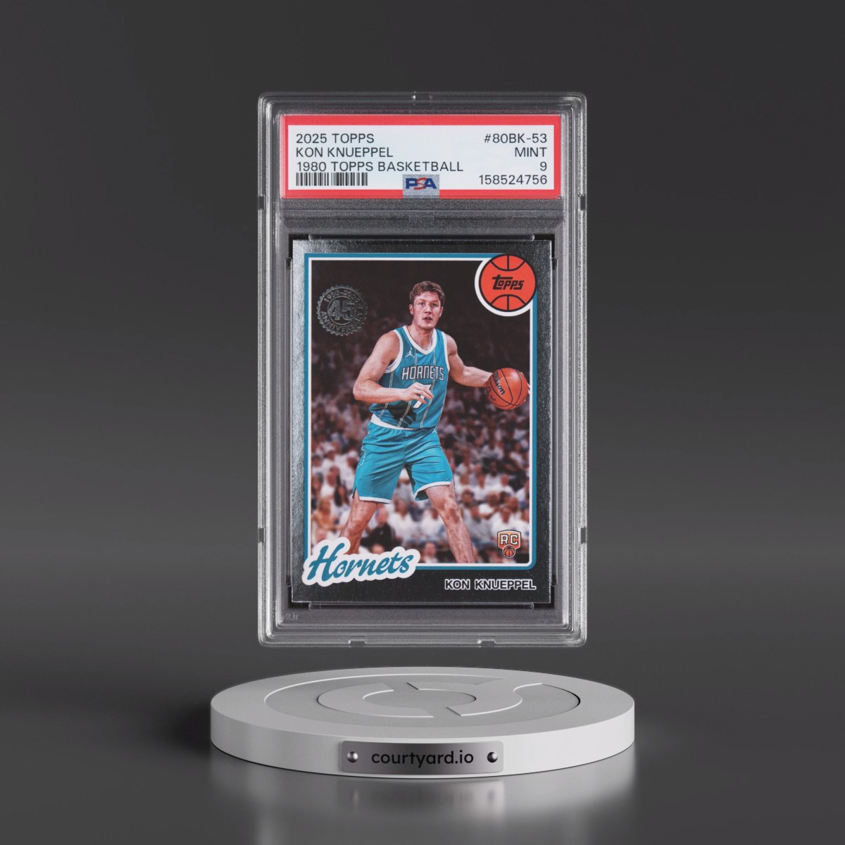 2025 Topps 1980-81 Topps Basketball #80BK-53 Kon Knueppel (PSA 9 MINT)