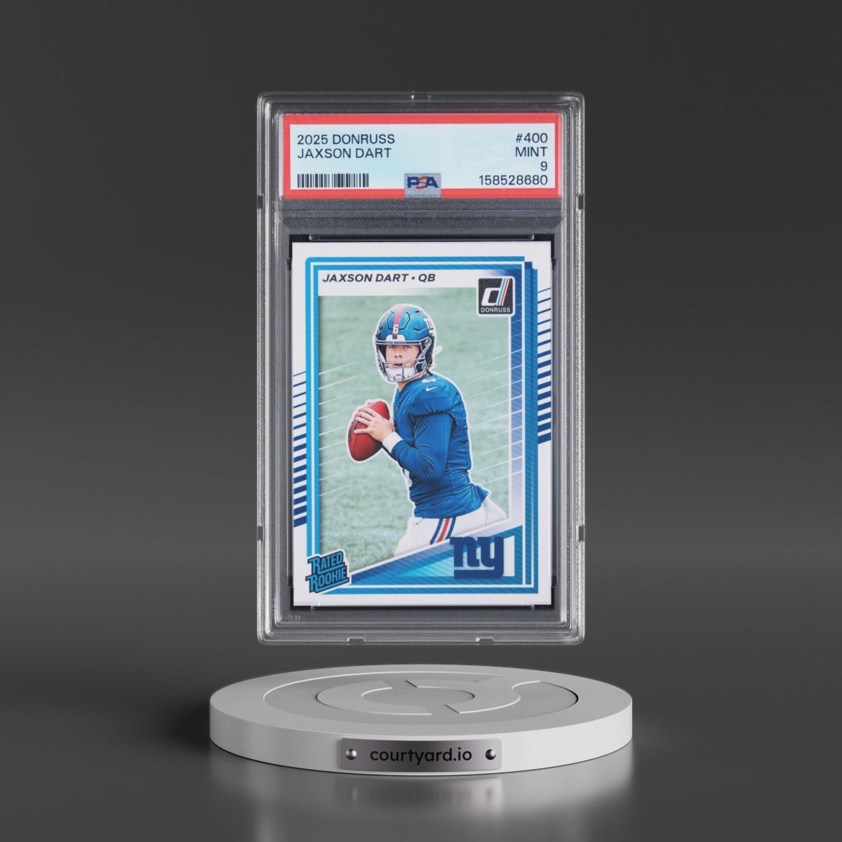 2025 Panini Donruss Jaxson Dart #400 PSA 9