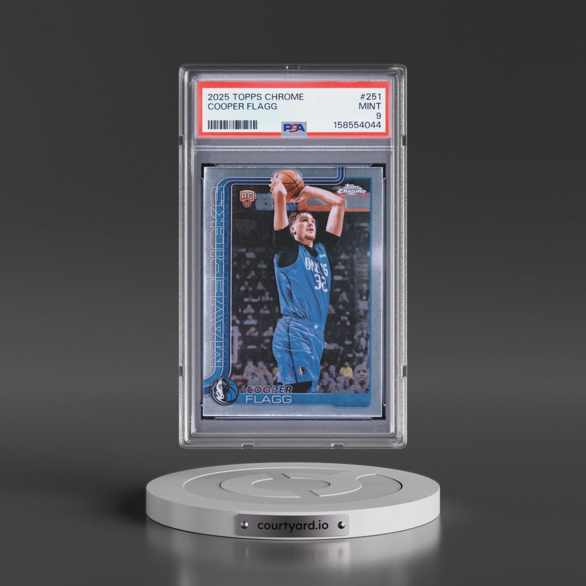 2025 Topps Chrome #251 Cooper Flagg (PSA 9 MINT)