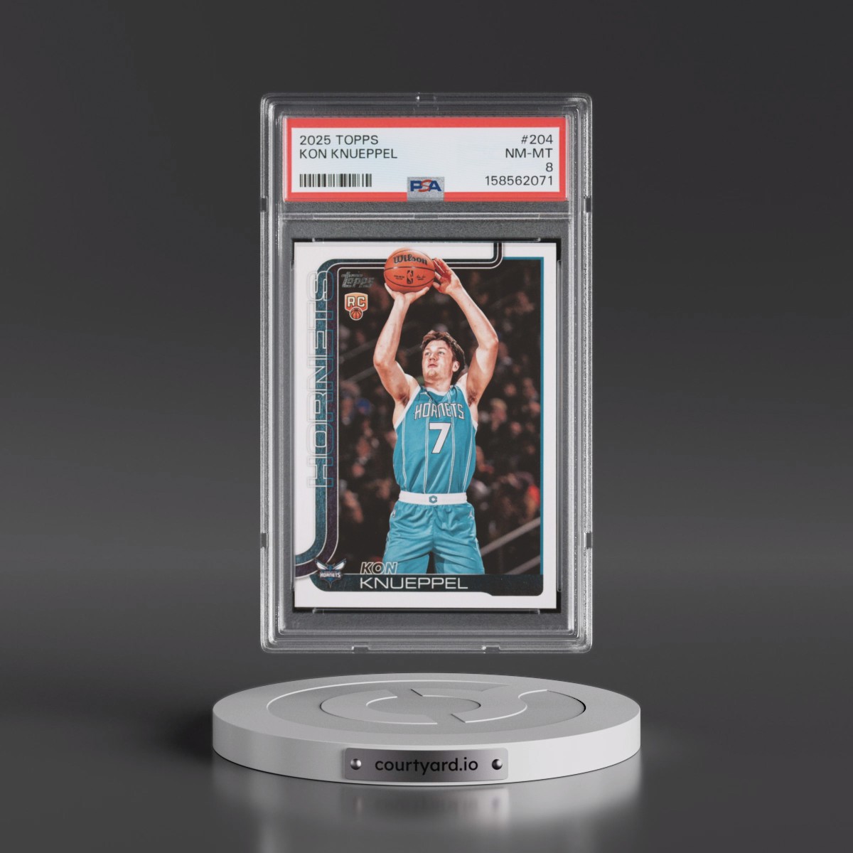 2025 Topps #204 Kon Knueppel (PSA 8 NM-MT)