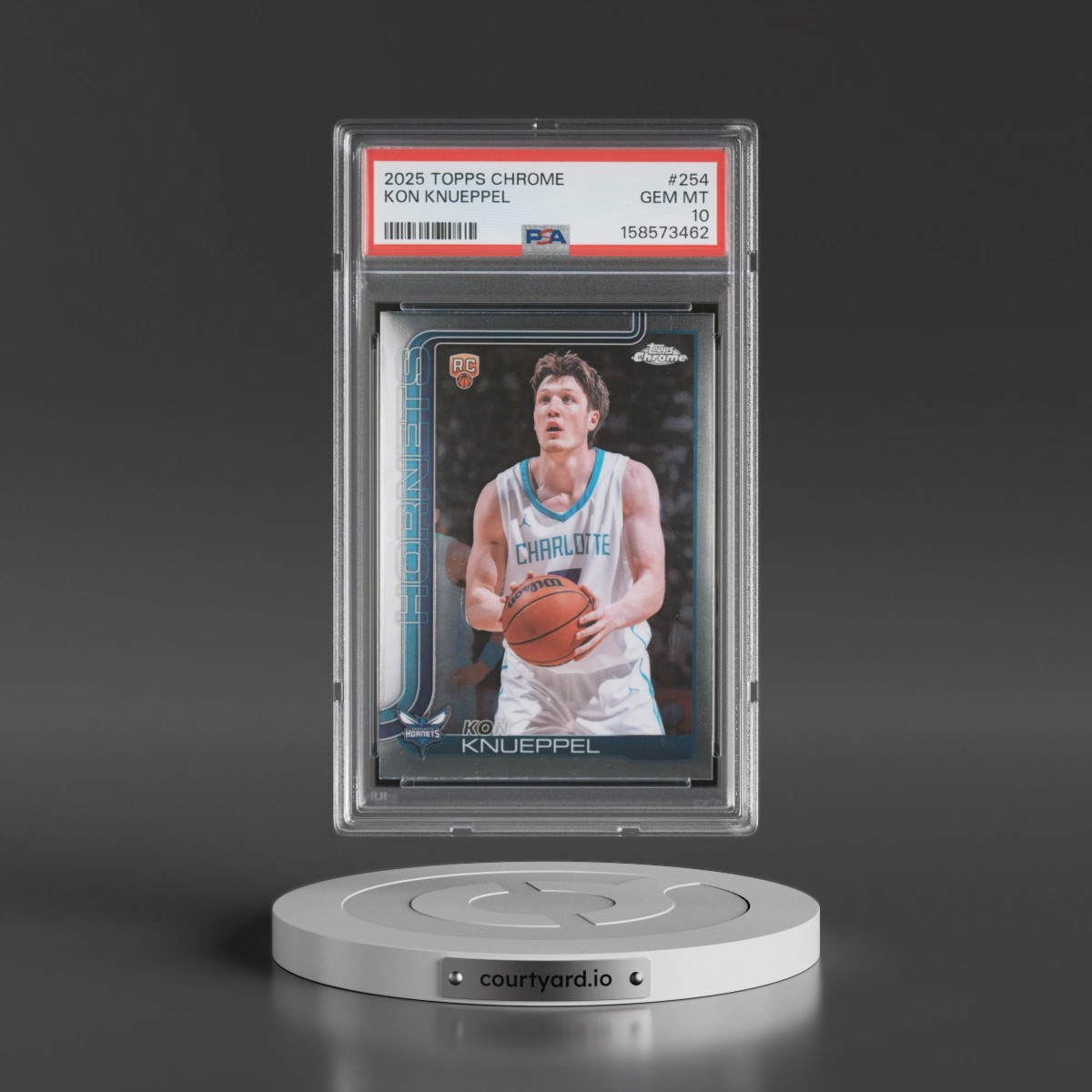 2025 Topps Chrome #254 Kon Knueppel (PSA 10 GEM MINT)