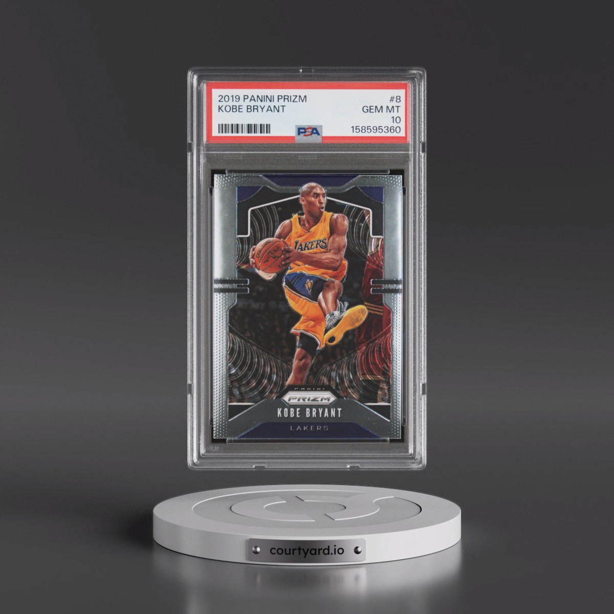 2019 Panini Prizm Kobe Bryant #8 PSA 10