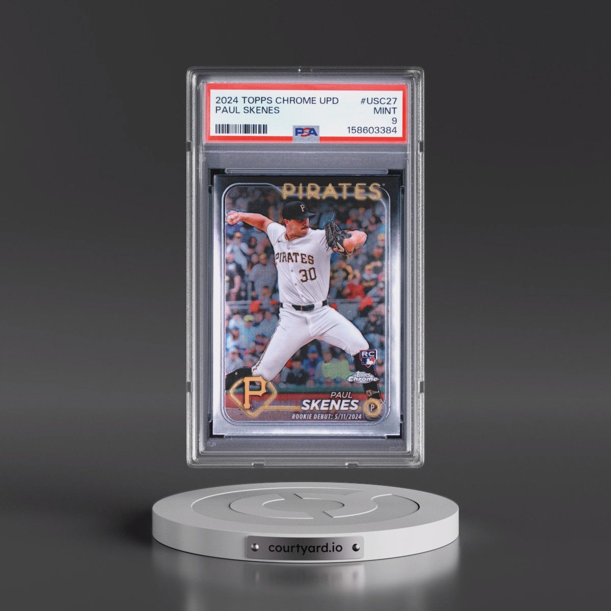 2024 Topps Chrome Update #USC27 Paul Skenes (PSA 9 MINT)