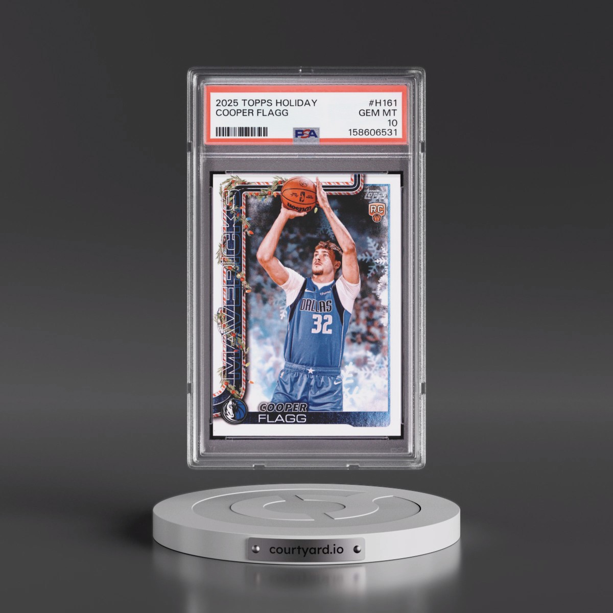 2025 Topps Holiday #H161 Cooper Flagg (PSA 10 GEM MINT)