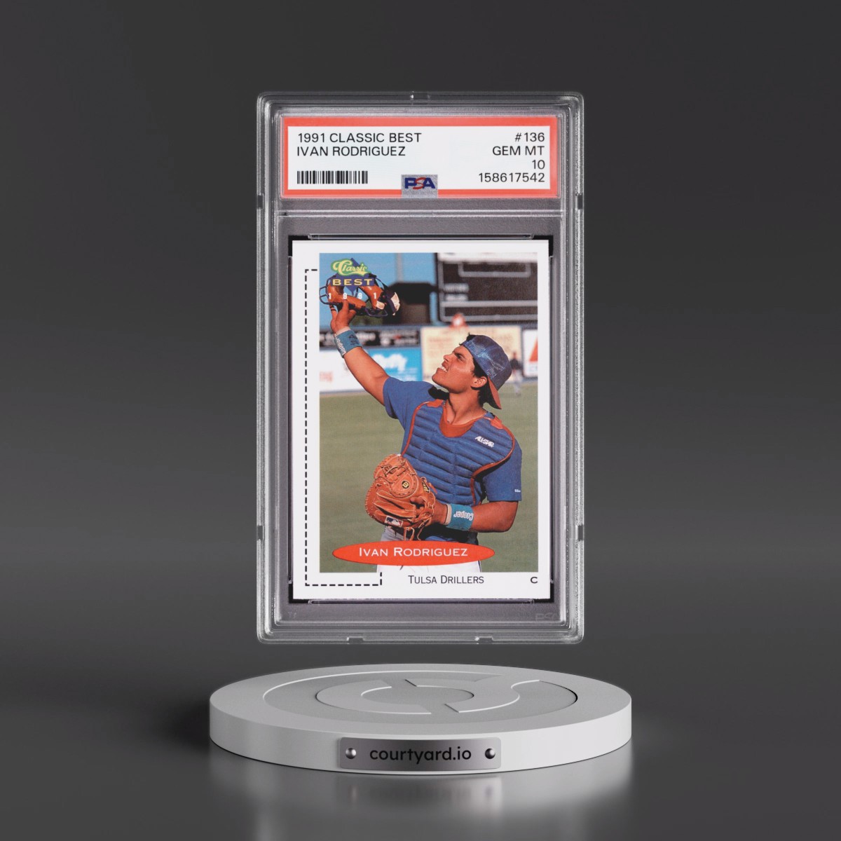 1991 Classic Best #136 Ivan Rodriguez (PSA 10 GEM MINT)