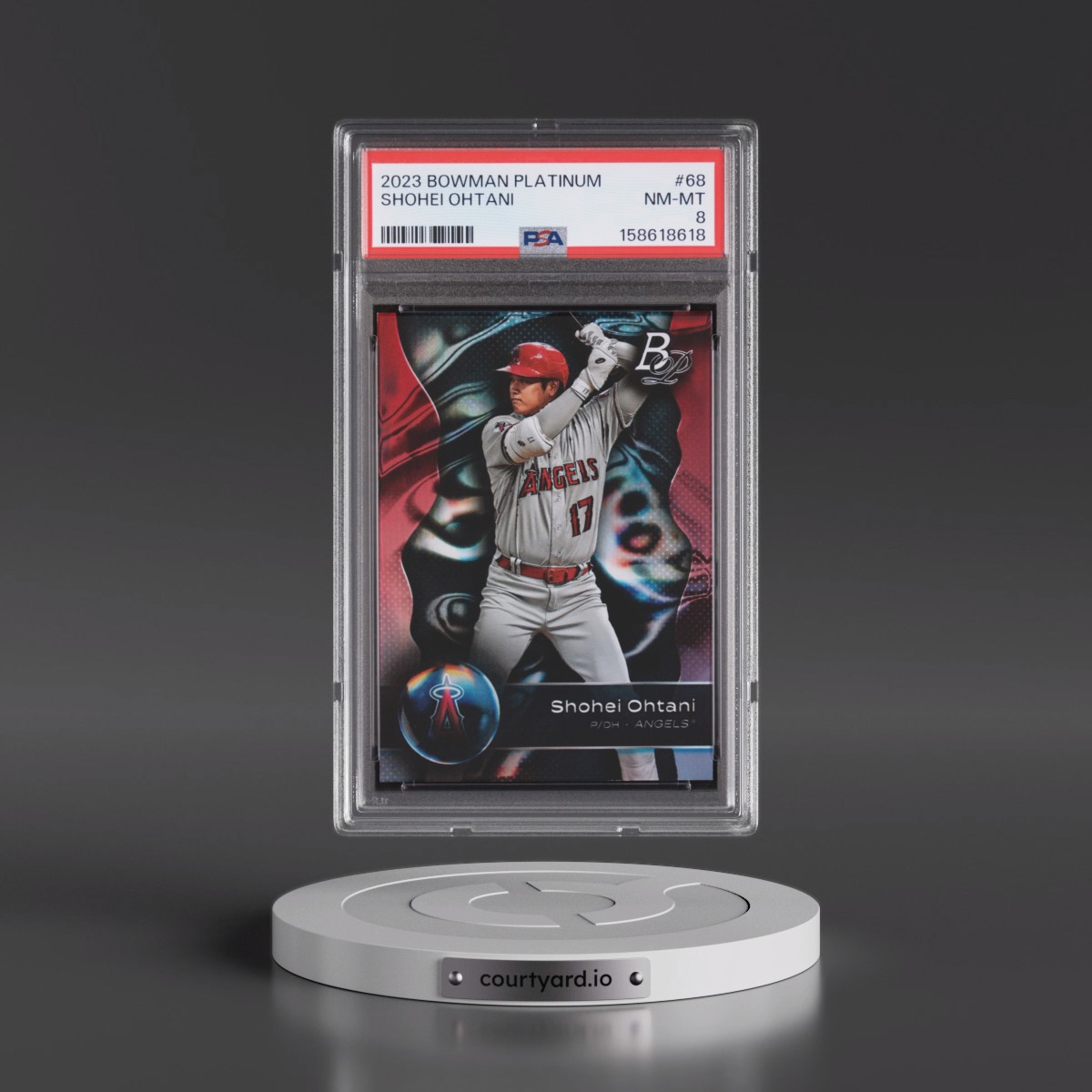 2023 Bowman Platinum Shohei Ohtani #68 PSA 8