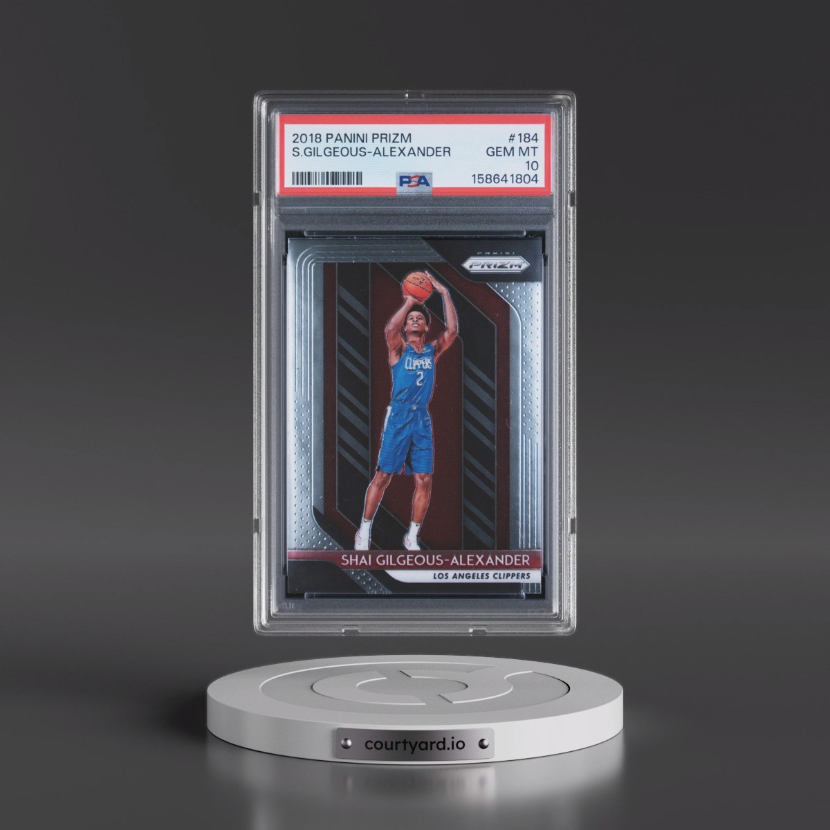 2018 Panini Prizm #184 Shai Gilgeous-Alexander (PSA 10 GEM MINT)