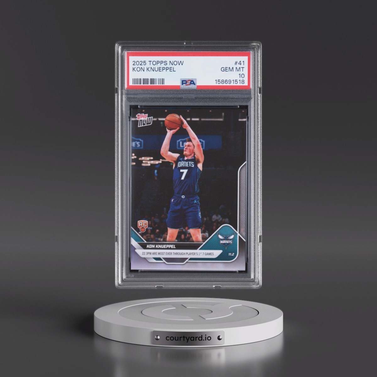 2025 Topps Now #41 Kon Knueppel (PSA 10 GEM MINT)