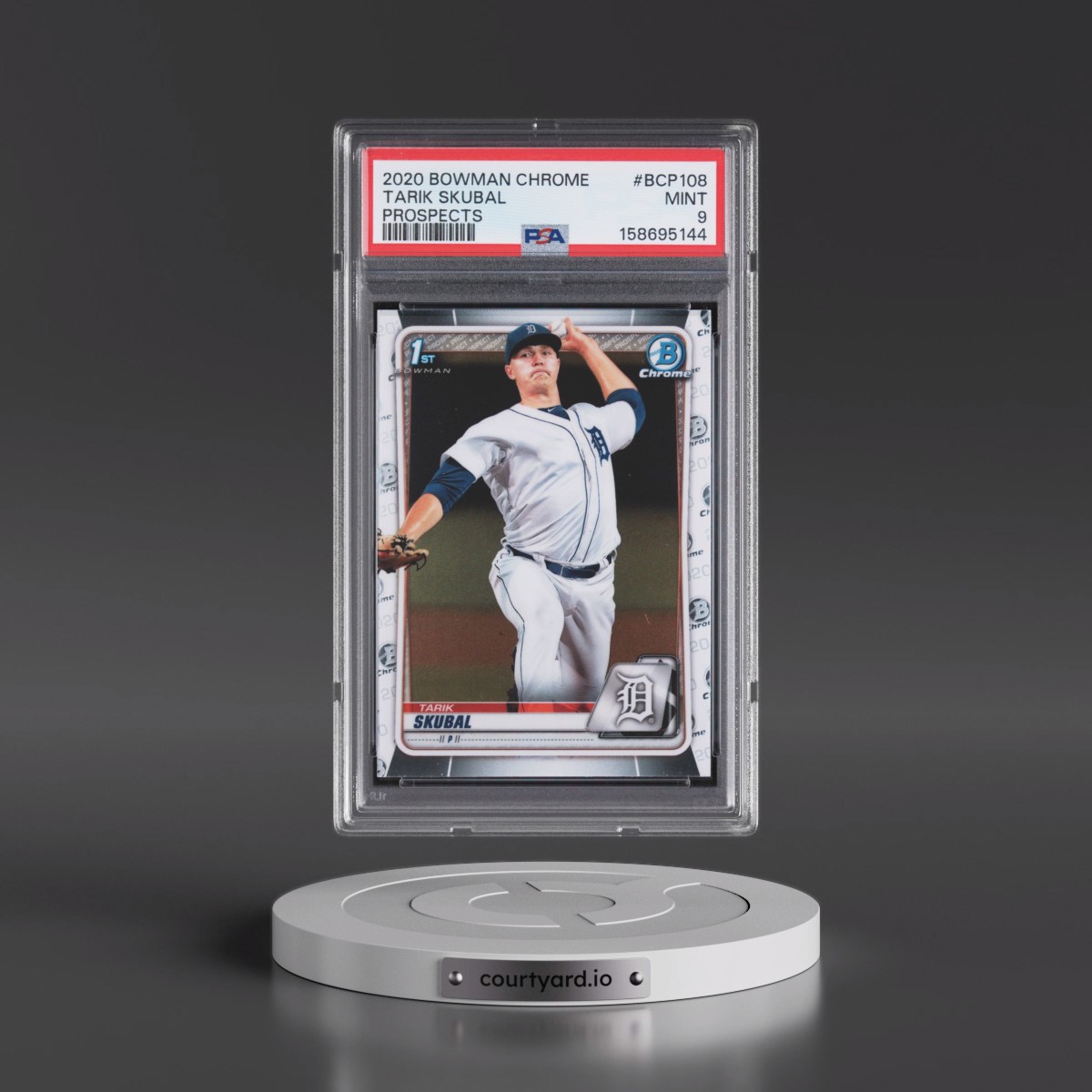 2020 Bowman Chrome Prospects #BCP108 Tarik Skubal (PSA 9 MINT)