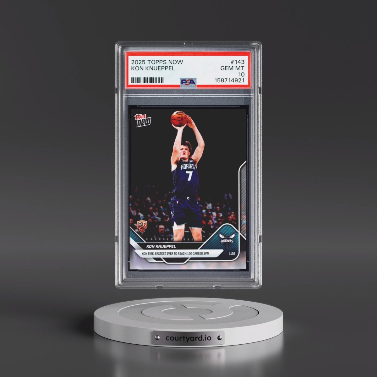 2025 Topps Now #143 Kon Knueppel (PSA 10 GEM MINT)