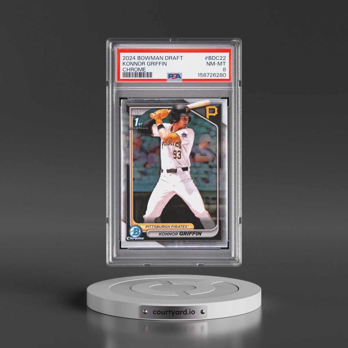 2024 Bowman Draft #BDC22 Konnor Griffin - Chrome (PSA 8 NM-MT)