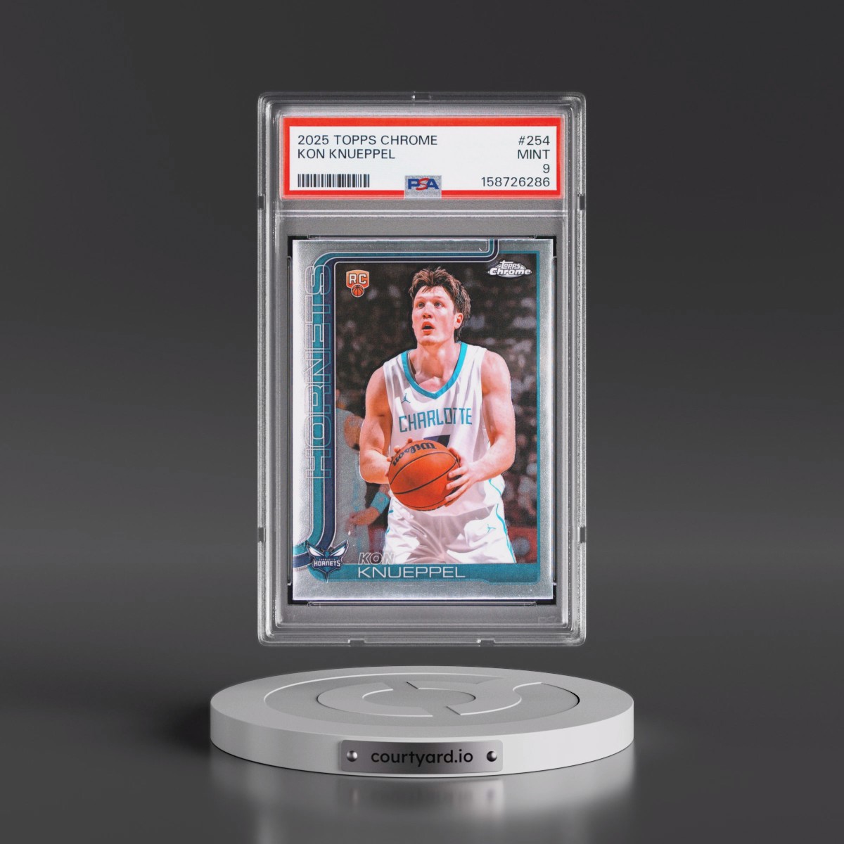 2025 Topps Chrome #254 Kon Knueppel (PSA 9 MINT)