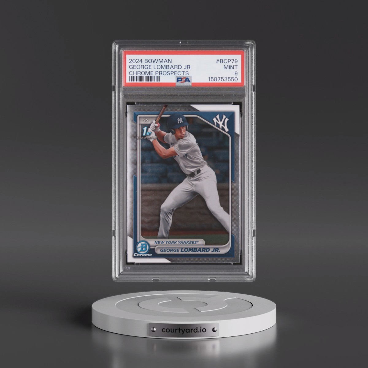 2024 Bowman Chrome Prospects George Lombard Jr. #BCP79 PSA 9