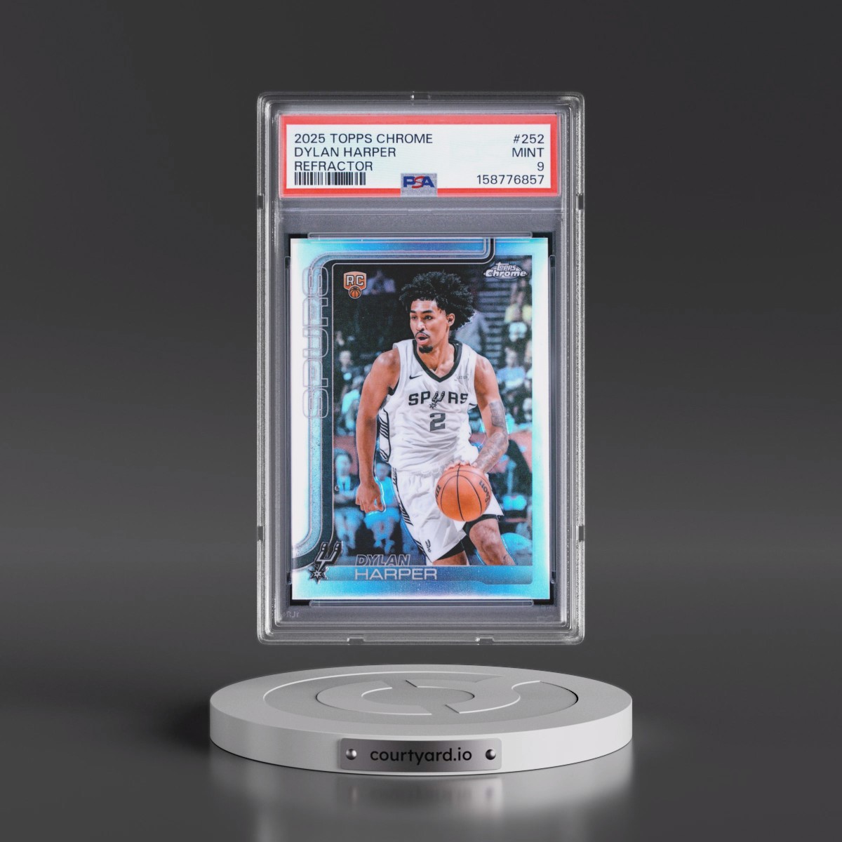 2025 Topps Chrome #252 Dylan Harper - Refractor (PSA 9 MINT)