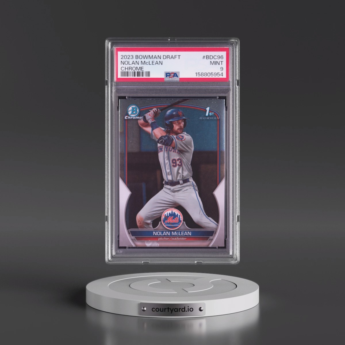 2023 Bowman Draft #BDC96 Nolan McLean - Chrome (PSA 9 MINT)