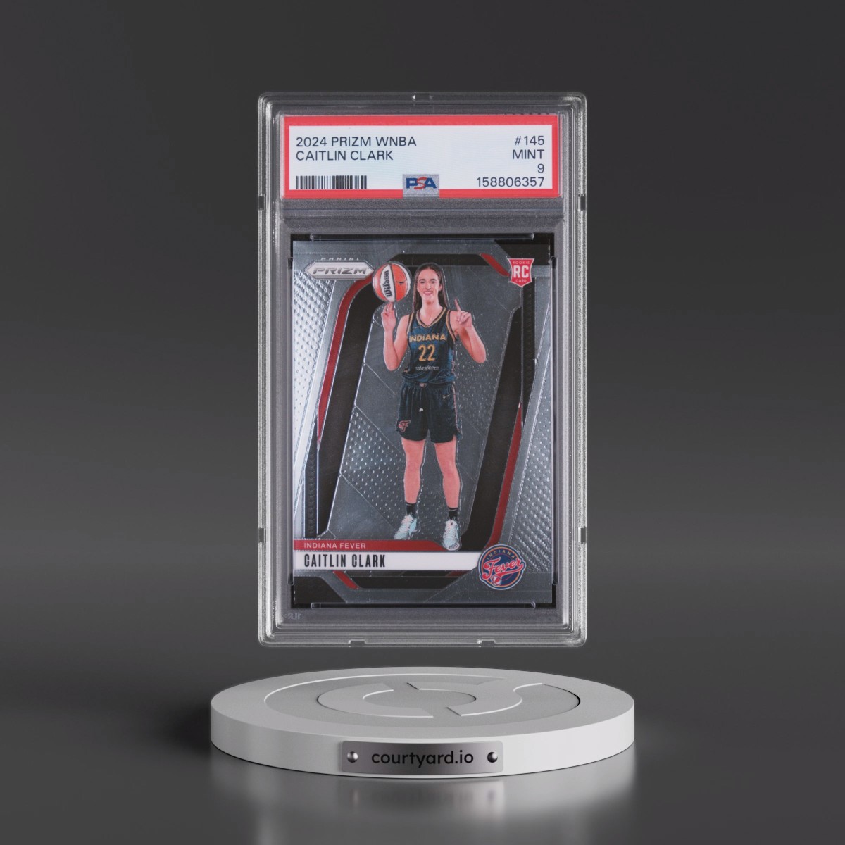 2024 Panini Prizm WNBA #145 Caitlin Clark (PSA 9 MINT)