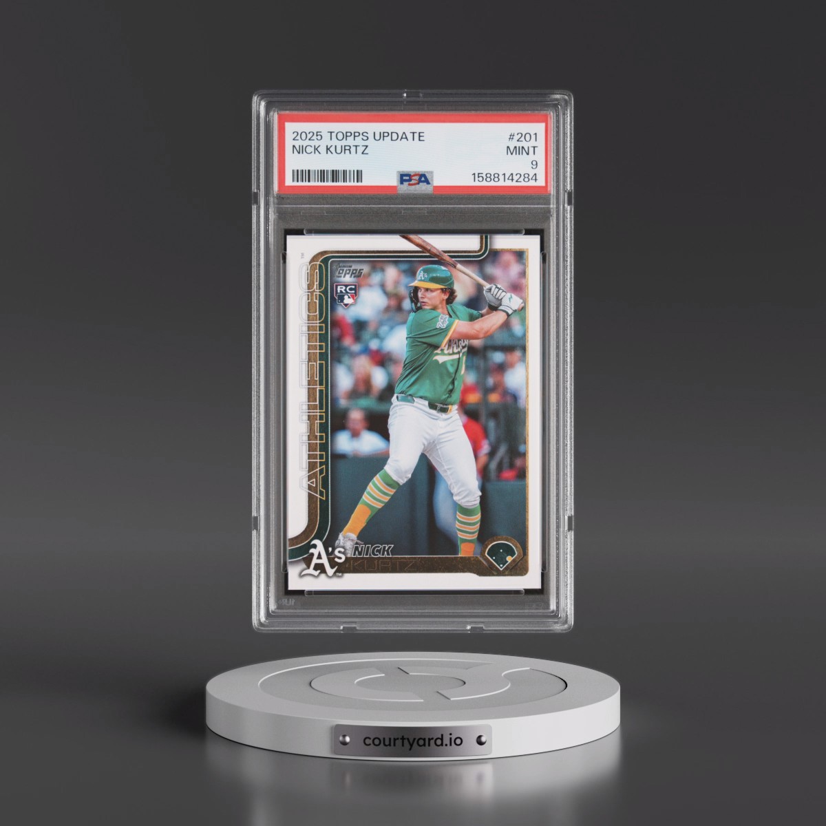 2025 Topps Update #201 Nick Kurtz (PSA 9 MINT)