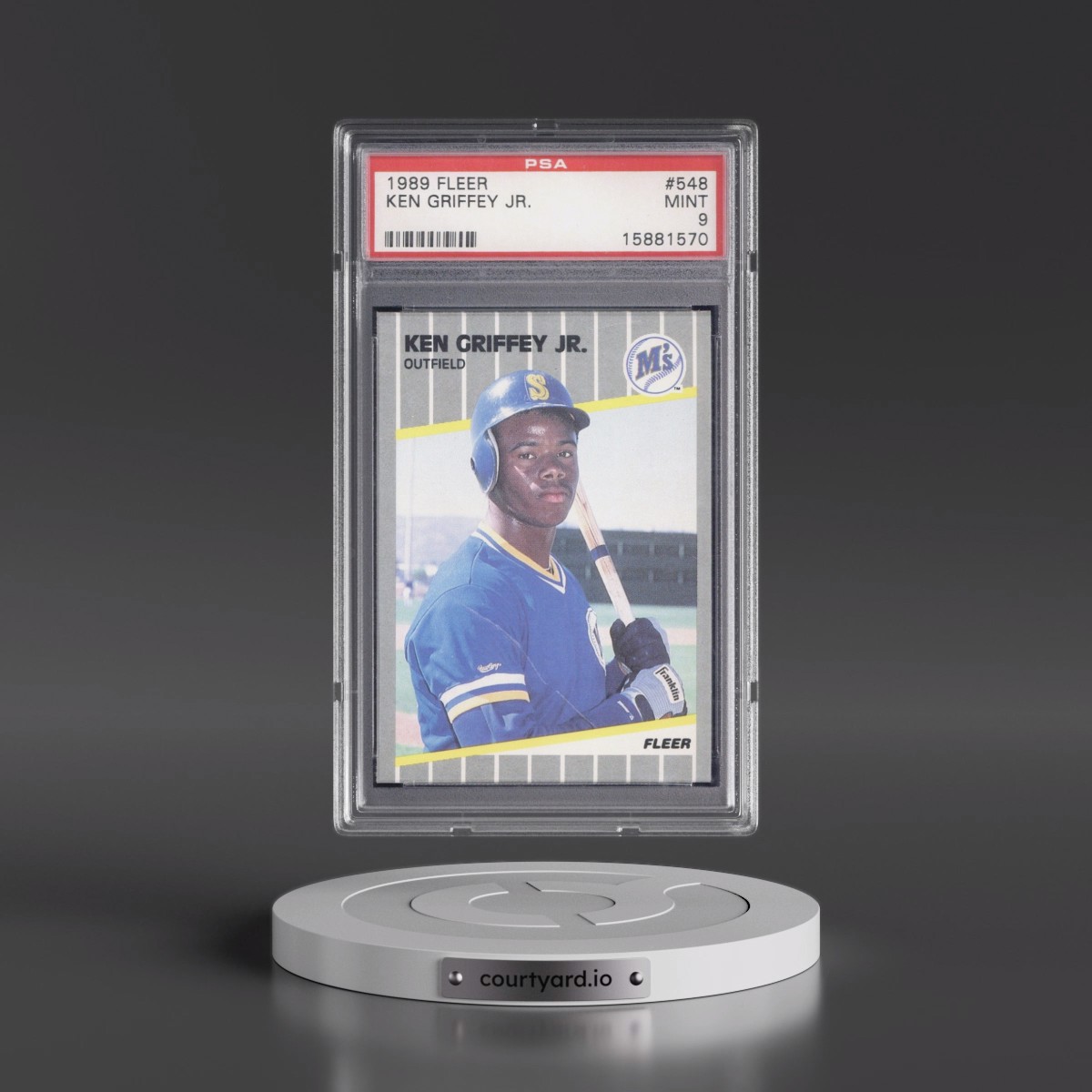 1989 Fleer Ken Griffey Jr #548 PSA 9