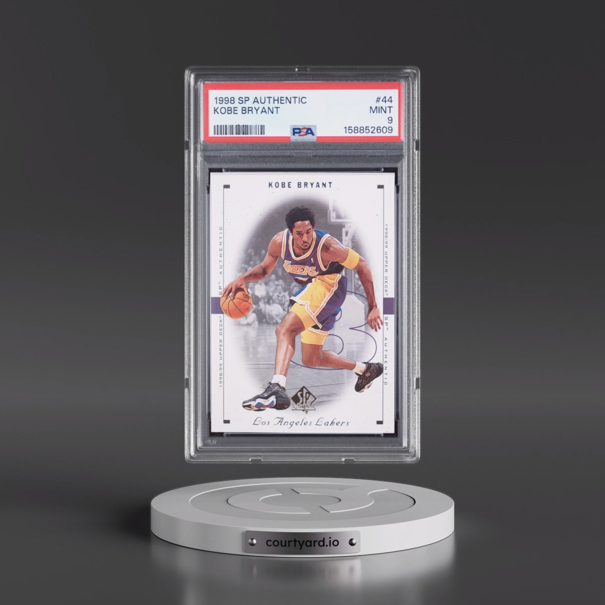 1998 SP Authentic Kobe Bryant #44 PSA 9