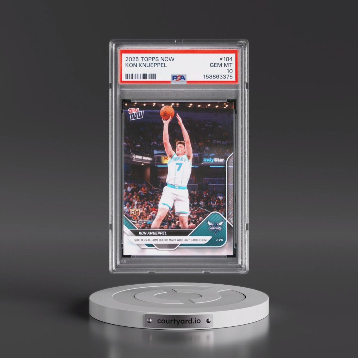 2025 Topps Now #184 Kon Knueppel (PSA 10 GEM MINT)