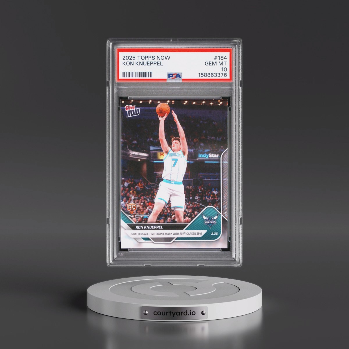 2025 Topps Now #184 Kon Knueppel (PSA 10 GEM MINT)