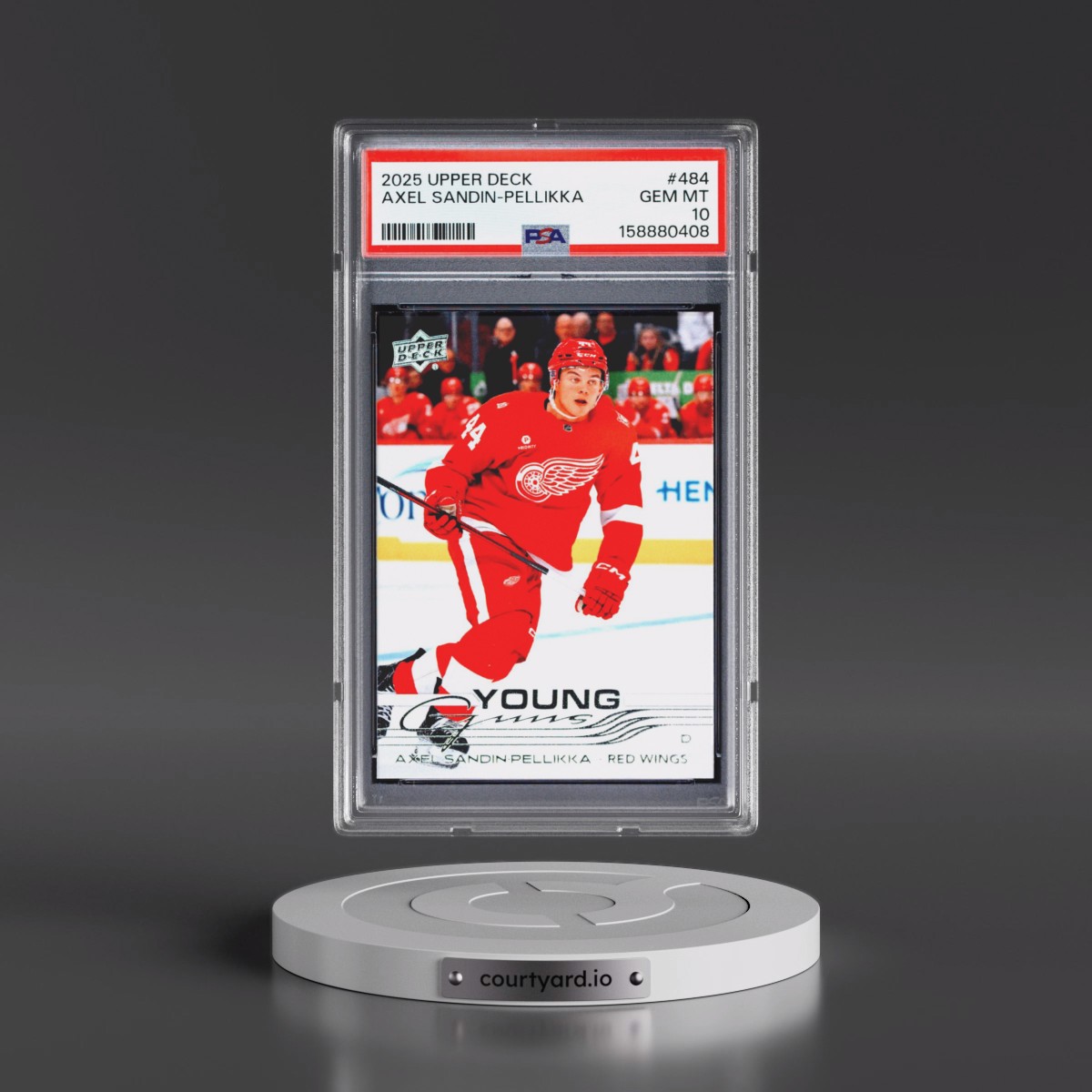 2025 Upper Deck Axel Sandin-Pellikka #484 PSA 10