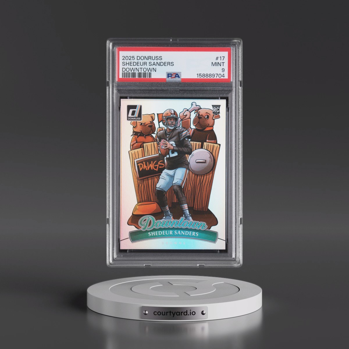 2025 Panini Donruss Downtown #17 Shedeur Sanders (PSA 9 MINT)