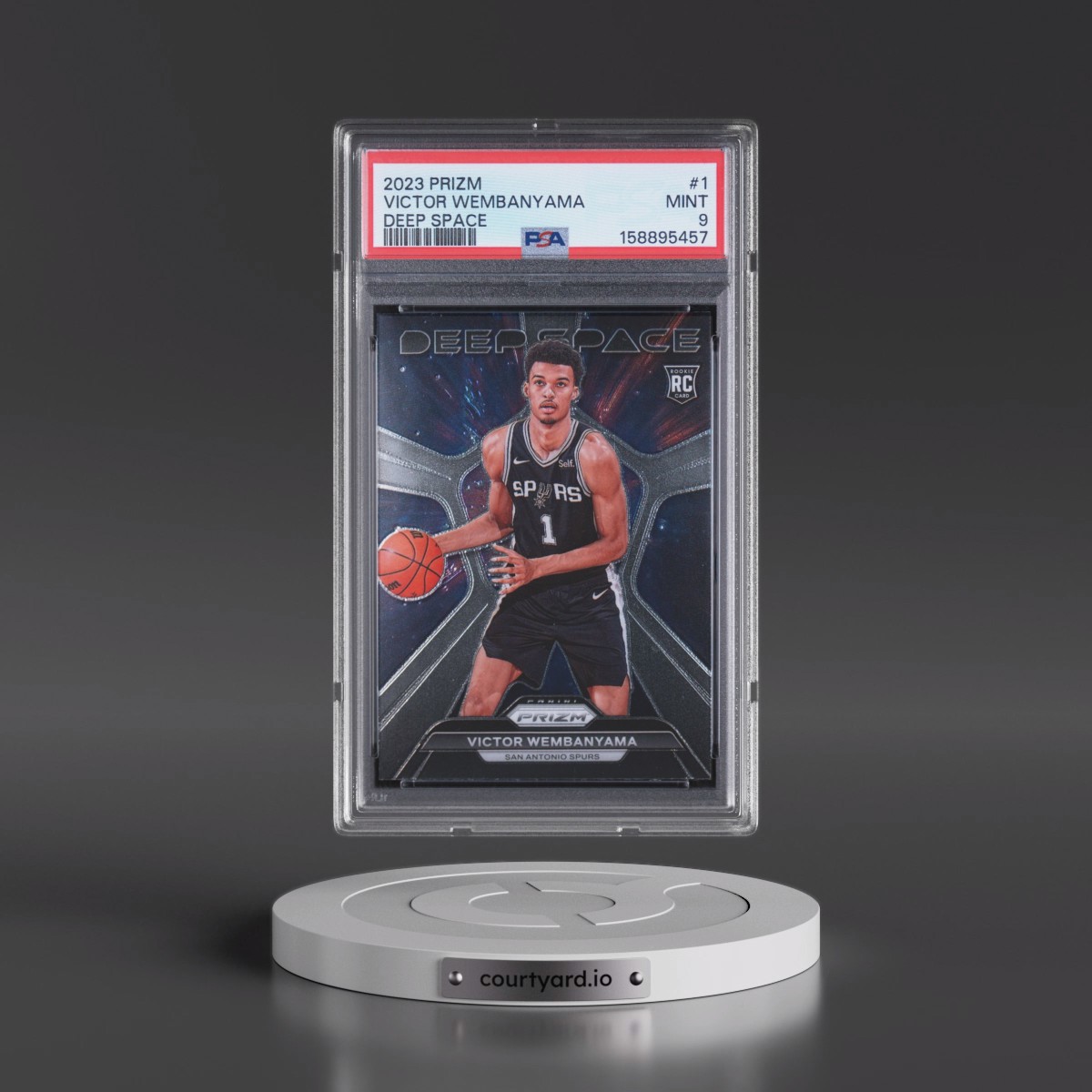 2023 Panini Prizm Deep Space #1 Victor Wembanyama (PSA 9 MINT)