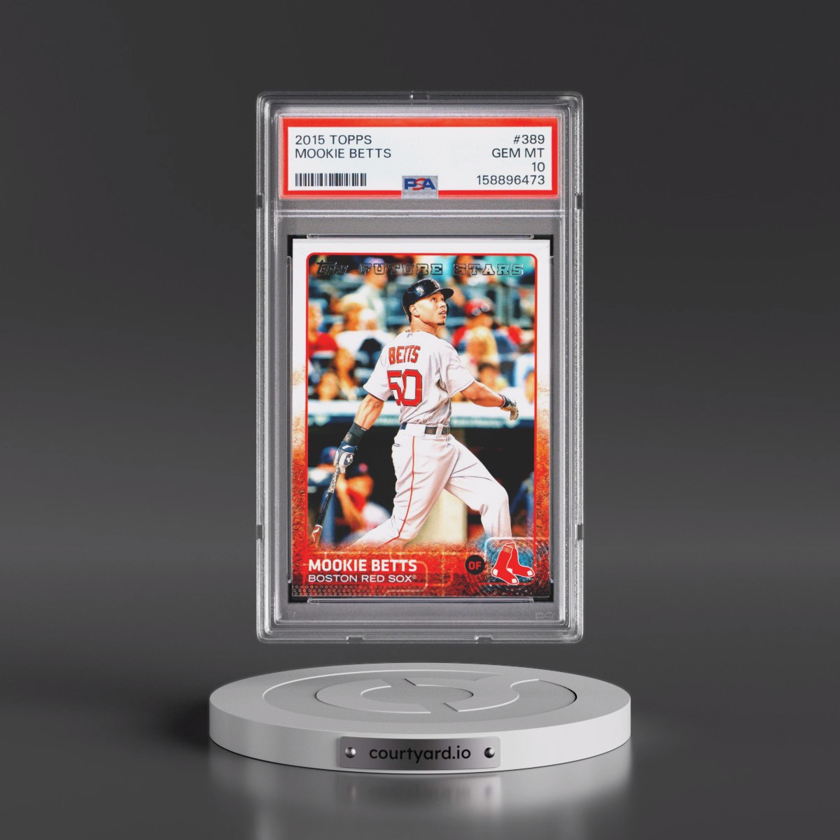 2015 Topps #389 Mookie Betts (PSA 10 GEM MINT)