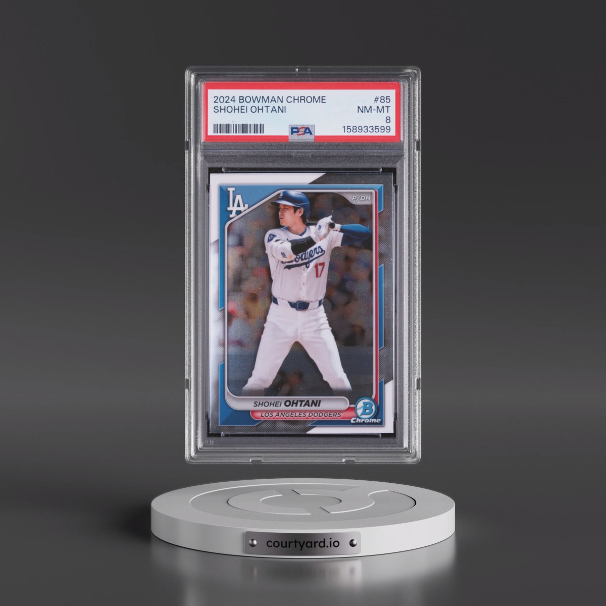 2024 Bowman Chrome Shohei Ohtani #85 PSA 8
