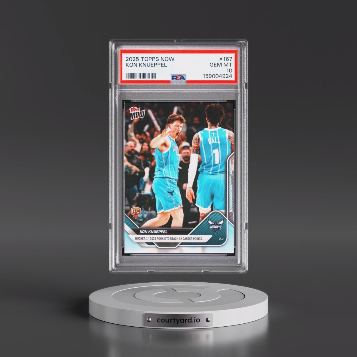 2025 Topps Now #167 Kon Knueppel (PSA 10 GEM MINT)