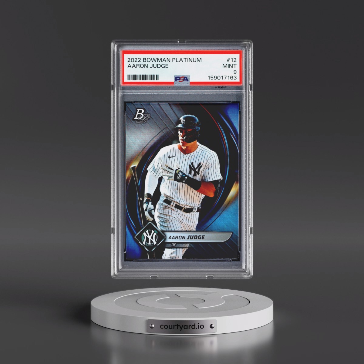 2022 Bowman Platinum Aaron Judge #12 PSA 9