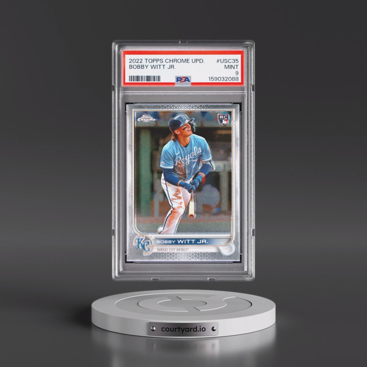 2022 Topps Chrome Update #USC35 Bobby Witt Jr. (PSA 9 MINT)