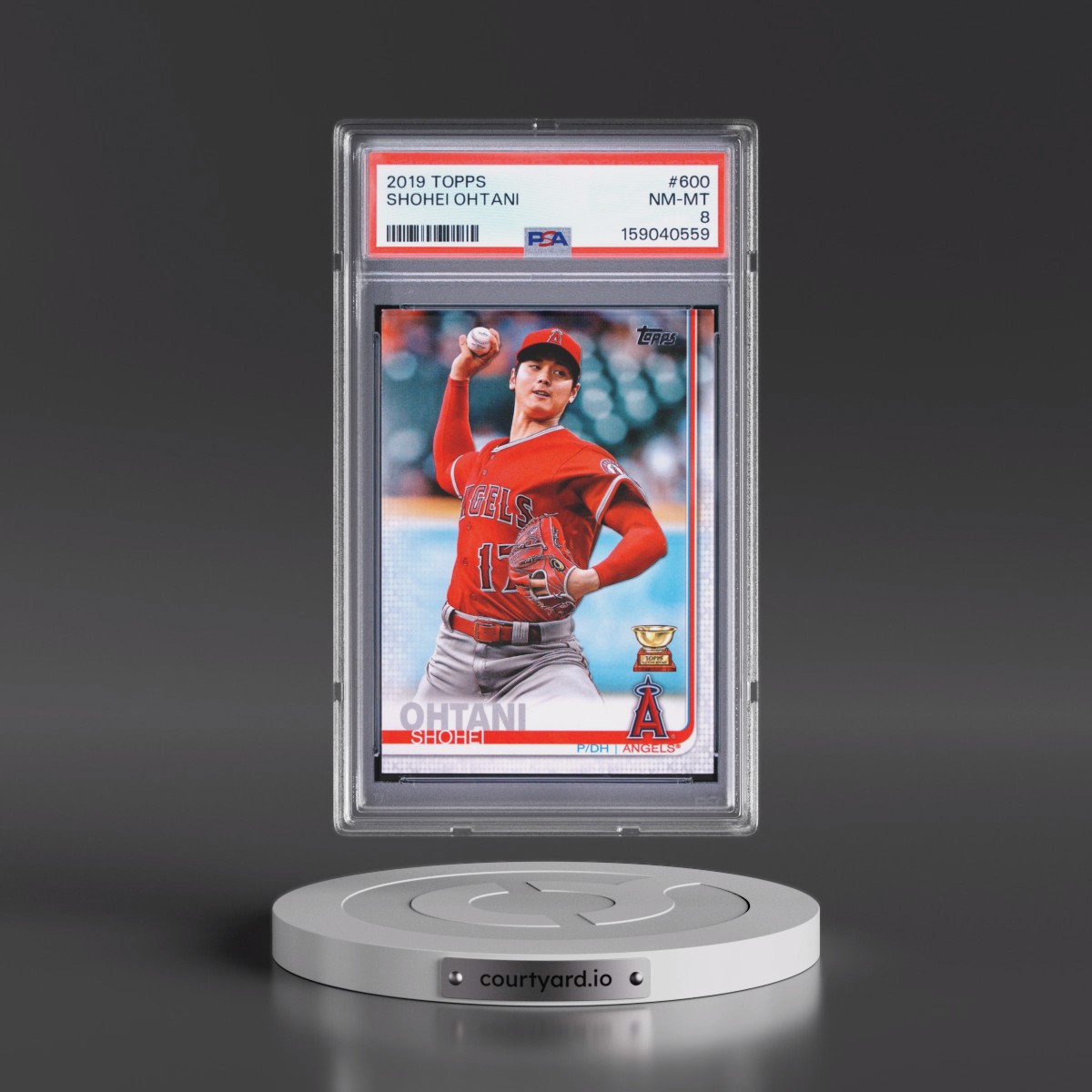 2019 Topps #600 Shohei Ohtani (PSA 8 NM-MT)