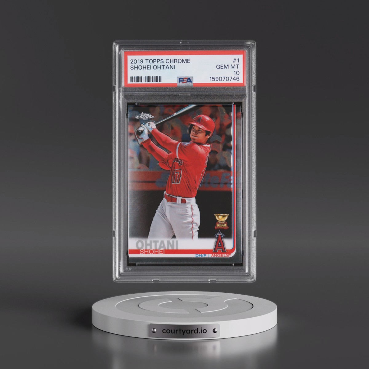 2019 Topps Chrome #1 Shohei Ohtani (PSA 10 GEM MINT)