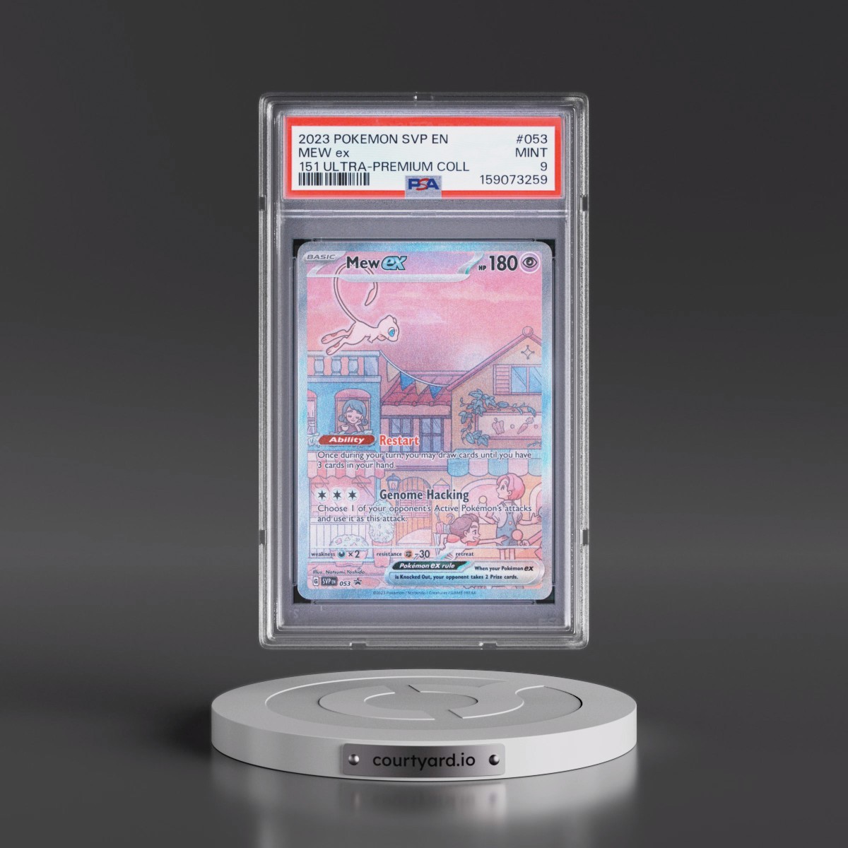 2023 Pokémon Svp EN-SV Black Star Promo #053 Mew EX - Holo 151 Ultra-Premium Collection (PSA 9 MINT)