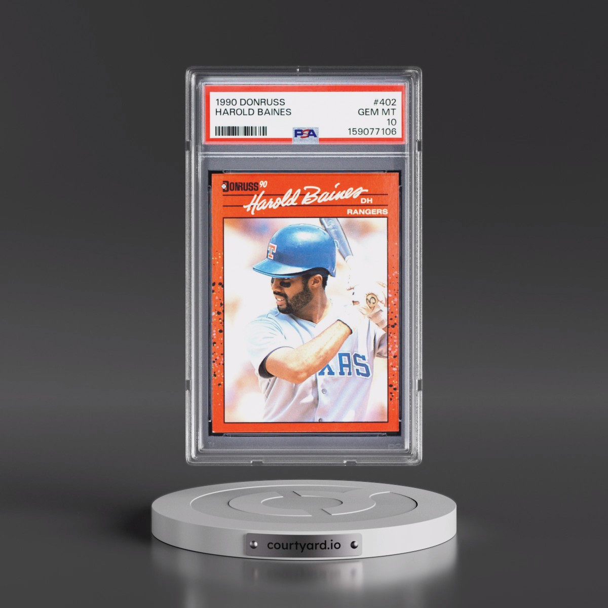 1990 Donruss #402 Harold Baines (PSA 10 GEM MINT)