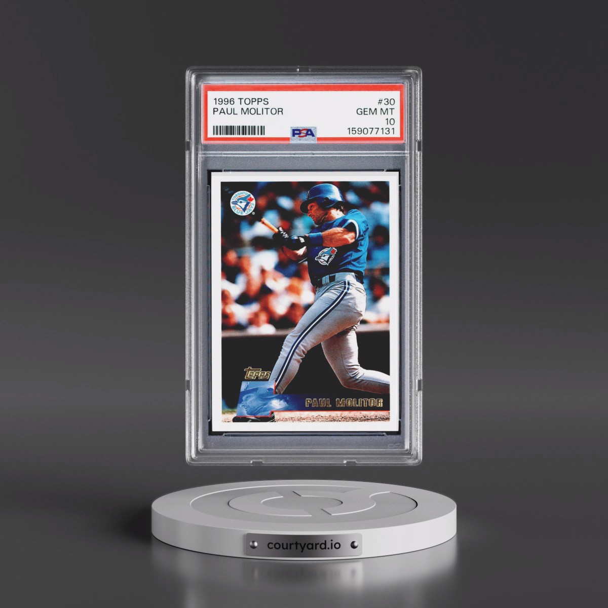 1996 Topps #30 Paul Molitor (PSA 10 GEM MINT)